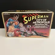 Corgi Superman City of Metropolis Adventure Set SEALED box 1979 RARE HTF