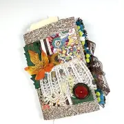 Fall Junk Journal, Vintage Journal, Scrapbooking, Memorykeeping