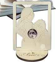 Photo Frame for Ultrasound Photos, Sonogram Picture Frame, Sonogram Picture Ornament - Wooden Mother Baby Sonogram Frame, Baby Ultrasound Photo Frame for Home