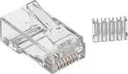 StarTech.com Cat 6 RJ45 Modular Plug for Solid Wire - 50 Pack (CRJ45C6SOL50)