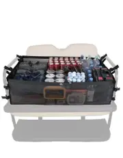 KEMIMOTO Golf Cart Cargo Net Bag Storage for Club Car EZGO YAMAHA 4 Passenger