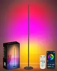 Corner Floor Lamp, Smart RGB LED Corner Lamp with App & Remote, Modern Floor ...