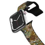 Apple Watch Series 4-6, SE (40mm) Impact Band nectar bird garden gold apple watch band