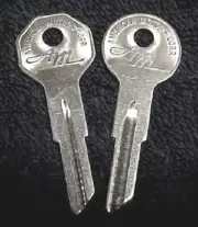 NOS Original Key Blanks AMC Rambler 54 - 69 Javelin & AMX Rebel American Classic