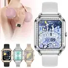 Smart Watch Women Diamond Band Fitness Bluetooth Call Watch for iPhone Samsung