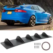 Rear Bumper Diffuser Shark 5 Fins Spoiler Splitter Lip For Jaguar XF 2008-2024 (for: Jaguar)