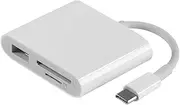 USB Card Reader Type C OTG Adapter for USB Reader Plug Play No Power Supply Required Compatible with Phone Tablet Laptop High Speed USB
