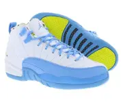 Nike Jordan Retro 12 GS Boys Shoes Size 5.5, Color: White/Lemon Venom/Vivid