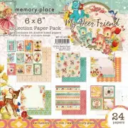 3 Pack Memory Place Double-Sided Paper Pack 6"X6" 24/Pkg-My Deer Friend 5A002BBL