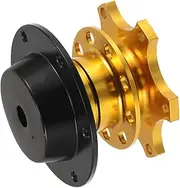 Zerodeko Steering Wheel Adapter Aluminum 6 Hole Cars Steering Wheel Hub Adapter Racing Quick Release Steering Wheel Hub Adapter For Cars Modification