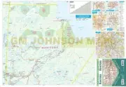 Manitoba Large Print Provincial 27 x 39 Laminated Wall Map (G)