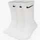 13代購 Nike Everyday Lightweight Sock 白色 襪子 中筒 三雙 SX7676-100