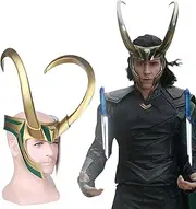 Superhero Horns Helmet Cosplay Badge Pin, 2021 TV Series Movie Thor Ragnarok Halloween Masquerade Costume Accessories