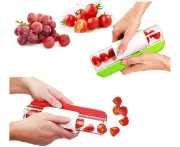 2 pieces manual slicer tomato slicer grape slicer fruit salad slicer cherry slicer