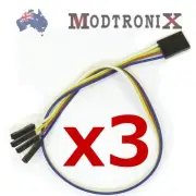 Cable Jumper 4P-4x1P F-F(Female) 2.54mm 30cm, Dupont, Arduino/PIC, Fast SYDNEY