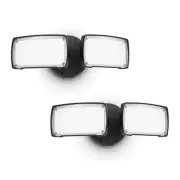 2-Pack 19W Dusk to Dawn LED Security Light Outdoor, 2 Adjustable Head, 2000LM...