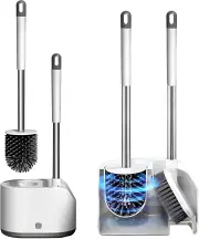 2 in 1 Toilet Brush Set for Bathroom Cleaning