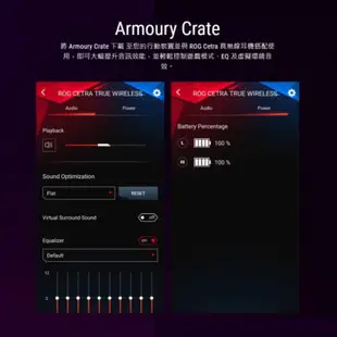ASUS 華碩 ROG Cetra True Wireless 真無線電競耳機 防水 藍牙耳機 降噪 遊戲耳機 AS60