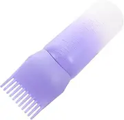 LOORGVEL Hair Dye Root Comb Applicator Bottle Multi Purpose Shampoo Applicator for Hair Coloring Oil Treatment Perming Durable with Graduated Scale for Salon Home Use