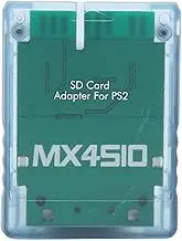 Acogedor for MX4SIO SD Card Adapter, PS2 Game Console Memory Card Adapter Expansion Card for SIO Suitable for PS2 Fat Console, Plug and Play(Blue)
