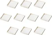 Set of 10, Chabuchi Maki Shokado [4.4 x 4.4 x 1.0 inches (11.2 x 11.2 x 2.5 cm) | Shokado Reinforced Porcelain Setomonohonpo