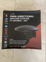 Tv Dish Antenna Fire Stick Omni-directional Amplified Outdoor Tv Antenna - 360