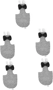 COSMEVIVI 5pcs Adorable Parrot Costumes Decorative Bird Clothes Flight Suit for Party Washable Bird Diapers