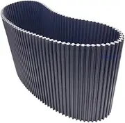 1PCS HTD-8M Timing Belt Black Rubber Closed Loop Synchronous Belt Width 15/20/25/30/40/50mm Perimeter 552mm-1424mm(552mm,1PCS-40mm)