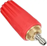 High Pressure Washer Sprayer 5000PSI Rotory Turbo Nozzle 5000PSI 035Hole, Red