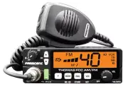 President Electronics Thomas FCC AM/FM 12/24V 40 Channel CB Radio w/ 7 Color LCD