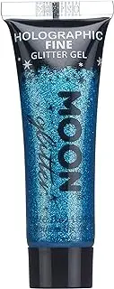 Holographic Face & Body Glitter Gel by Moon Glitter - 12ml - Blue - Glitter Face Paint