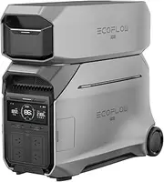 EF ECOFLOW 8kWh Portable Power Station: DELTA Pro 3 with Extra Battery, 120/240V 4000W AC Output, Solar Generator for Home Use, Camping, Emergencies, Power Outages, RVs, and Outdoor Generators