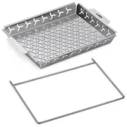 Weber BBQ Elevations Vegetable Basket with Frame Grill Basket Vegetables & Meat