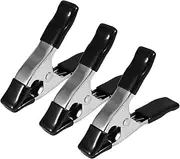 TEHAUX 3pcs Heavy Duty Plated Spring Clamps Versatile Backdrop Clips for Photography Woodworking Crafts and Furniture Durable and Portable Holders for Various Applications