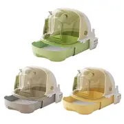 Large Fully Enclosed Cat Litter Box Drawer Type Easy Clean Cat Litter Pan Indoor