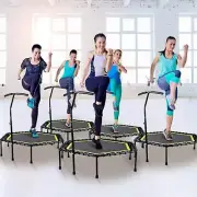 Mini Trampoline 1360mm Rebounder Cardio Fitness Exercise Indoor Trainer 3 colour