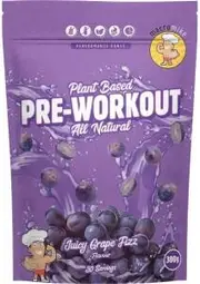 Macro Mike Plant Based Pre Workout Juicy Grape Fizz 300g