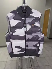 NWT MEN'S GREYSON CAMOSCAPE CODY FULL ZIP VEST, SIZE: XL, COLOR: MATTERHORN(M16)