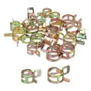 ID 11mm 15mm 7/16" 9/16" Fuel Line Hose Clip,Pipe Clamp,Spring Hose Clamp,20PCS