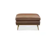 Isaac Leather Ottoman
