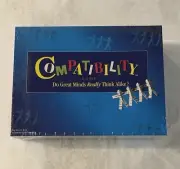 Compatibility Board Game Mattel 1996 Family SEALED Great Minds Crown & Andrew