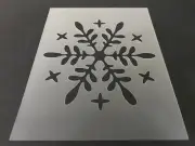 Snow Flake #7 Stencil 10mm or 7mm Thick, Christmas, Santa, Snow Flake, Holiday