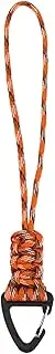 Carabiner Lanyard | Paracord Carabiner Keychain | Quick Release Triangle Buckle Lock Clip for Women Men Outdoor Camping Hiking Travel Gear