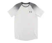 Under Armour MK-1 Dash Printed Mens Active Shirts & Tees Size L, Color: White