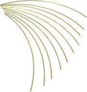 BIUDECO Classical Guitar Fret Wires 10pcs Brass Guitar Fret Wires Replacement Kit