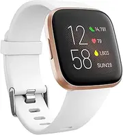 Ouwegaga Compatible with Fitbit Versa 2/Fitbit Versa Lite/Fitbit Versa Bands for Women Men, Classic Soft Silicone Replacement Waterproof Sport Watch Strap for Fitbit Versa 2 Smartwatch, Multi Colors