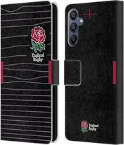 Head Case Designs Officially Licensed England Rugby Union Away 2022/23 Crest Kit Leather Book Wallet Case Cover Compatible with Samsung Galaxy A15