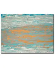 Ready2HangArt Sparkling Seas I Wrapped Canvas Wall Art by Norman Wyatt