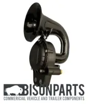 +FITS DAF XF105 2005-2013 JERICHO AIR HORN COMPLETE 24V SPADE TERMINALS BP97-031
