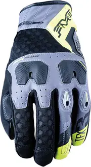 Five TFX3 Airflow, gloves , color: Black/Light Grey/Neon-Yellow , size: XXL
